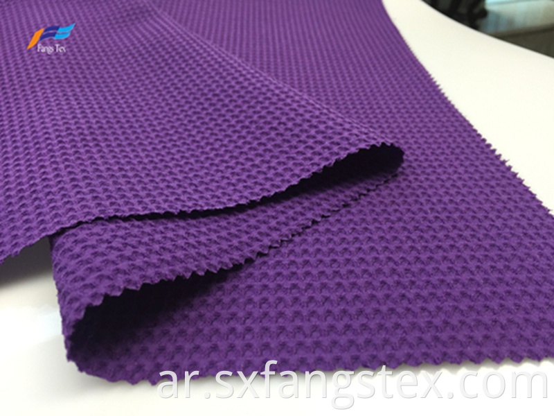 100% Polyester 180D CEY Purple Bubble Jacquard Fabric 
